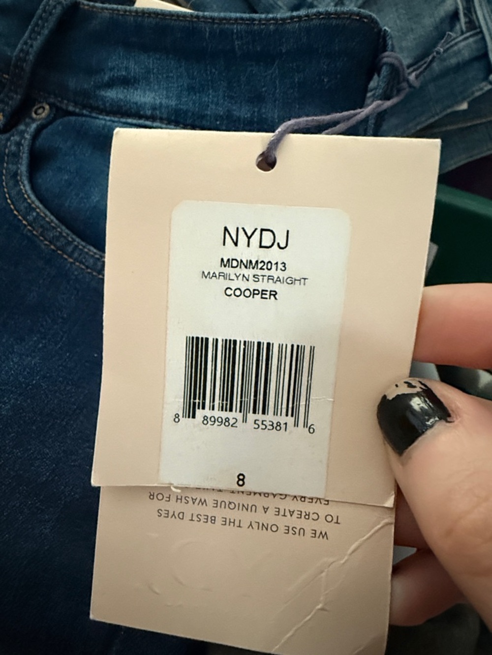 NYDJ Marylin Straight jeans, NWT, 8 - Picture 7 of 10